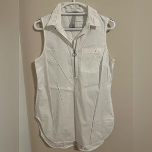 Athleta White Sleeveless Top